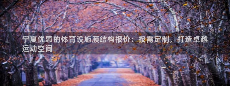 意昂体育3招商：宁夏优惠的体育设施膜结构报价：按需定