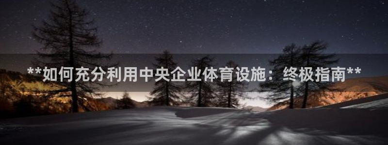 意昂体育3平台注册要钱吗：**如何充分利用中央企业体