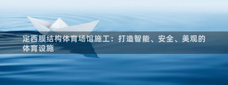 意昂体育3软件：定西膜结构体育场馆施工：打造智能、安
