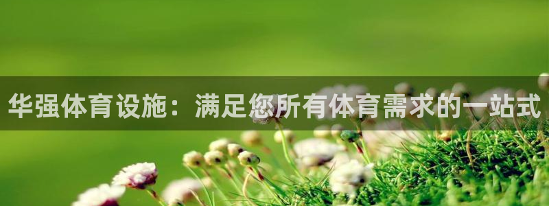 意昂3娱乐40996：华强体育设施：满足您所有体育需