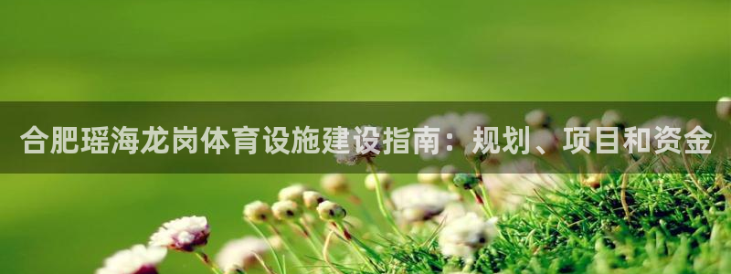意昂体育3平台注册要钱吗：合肥瑶海龙岗体育设施建设指