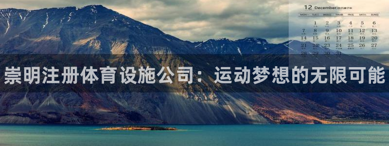 意昂体育3注册：崇明注册体育设施公司：运动梦想的无限可能